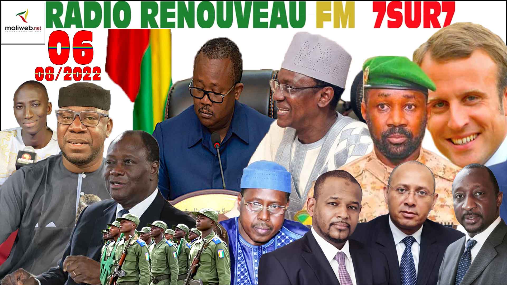 Emission 7SUR7 de la RADIO RENOUVEAU FM du 06 AOÛT 2022