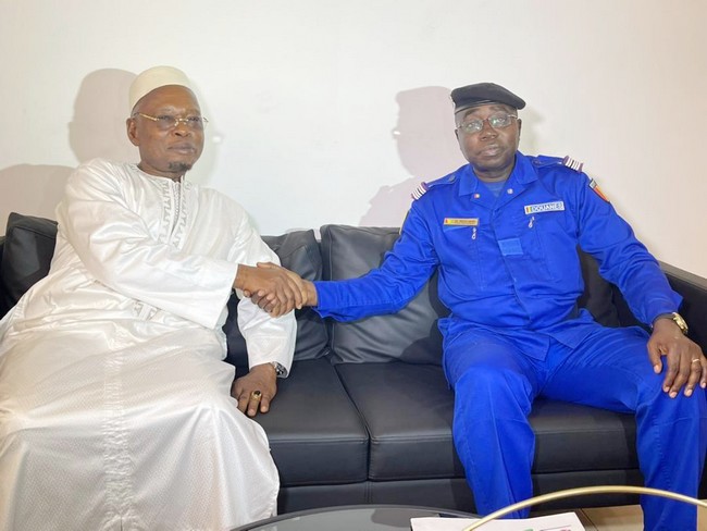 Amadou Konaté lors de l'installation du représentant des  douanes maliennes au port autonome de Conakry : "Nous voulons faire du Port de Conakry la principale porte de desserte du Mali."