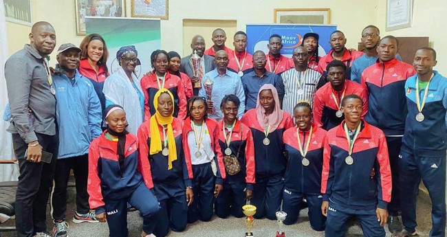 Habib Sissoko aux équipes nationales de volley-ball : «Je suis très fier et très content de voir que le volley-ball nous apporte du sourire»