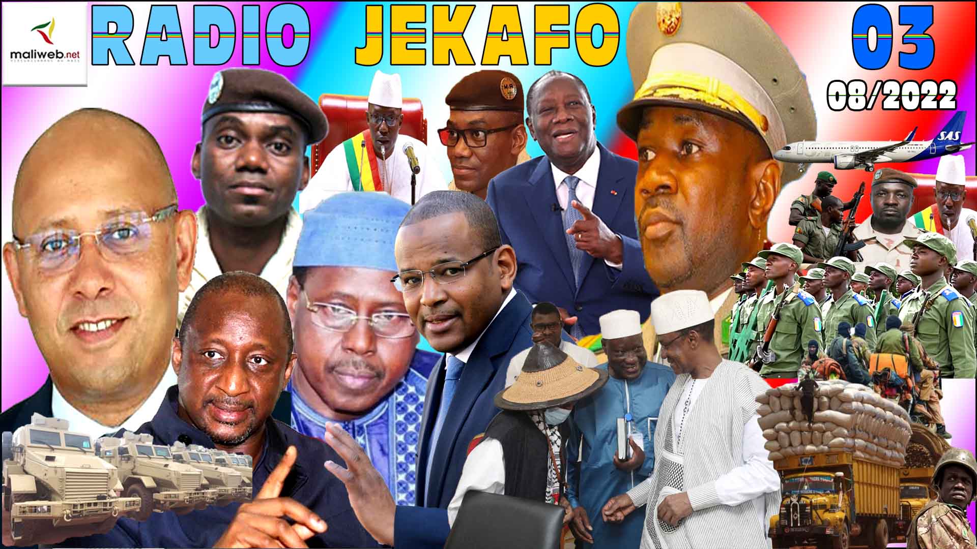 La Revue de Presse de la RADIO JEKAFO du 03 AOÛT 2022
