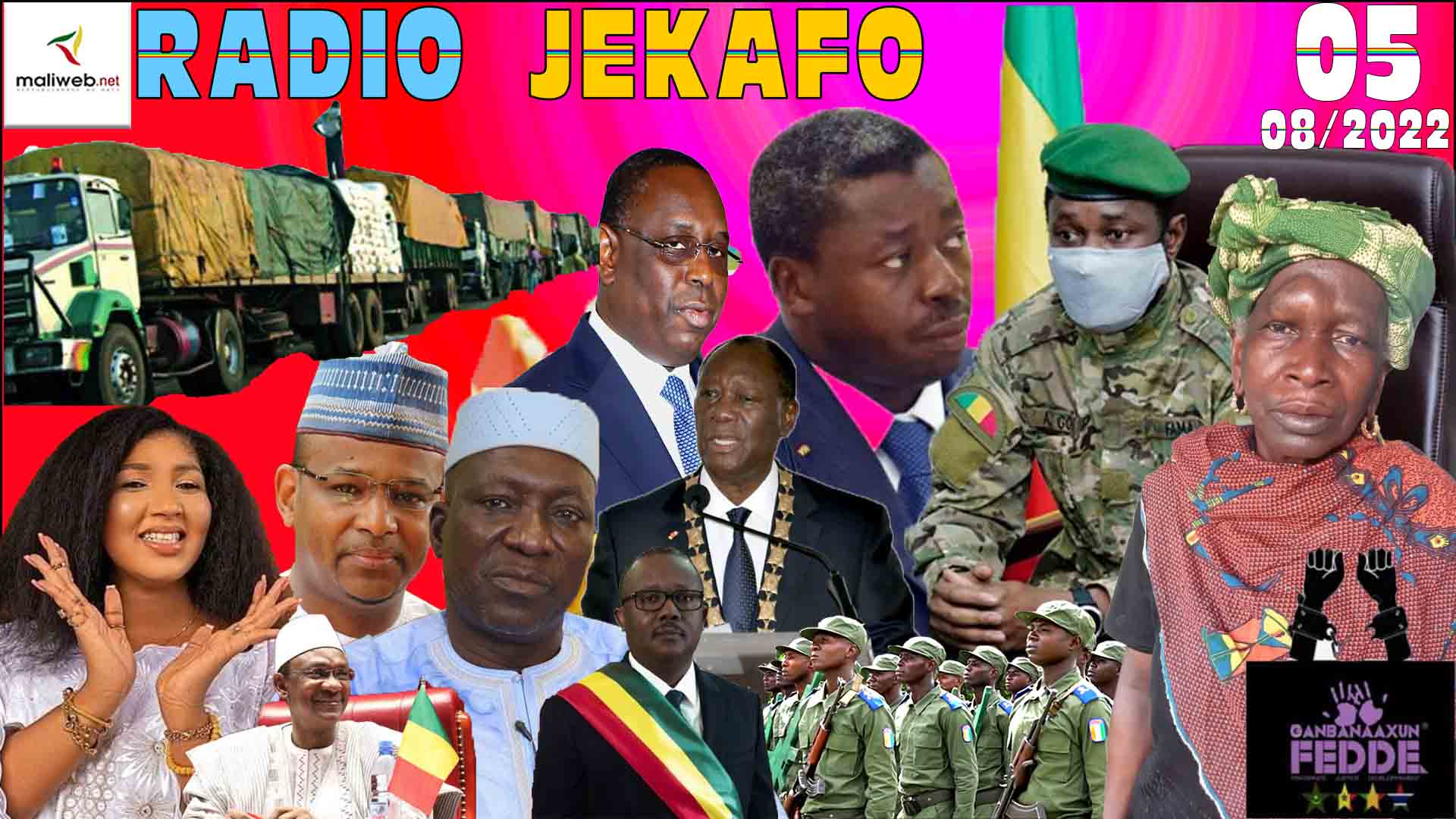 La Revue de Presse de la RADIO JEKAFO du 05 AOÛT 2022