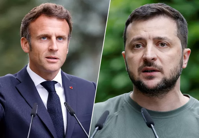 Macron s'est entretenu avec Zelensky à propos de la centrale nucléaire de Zaporijjia