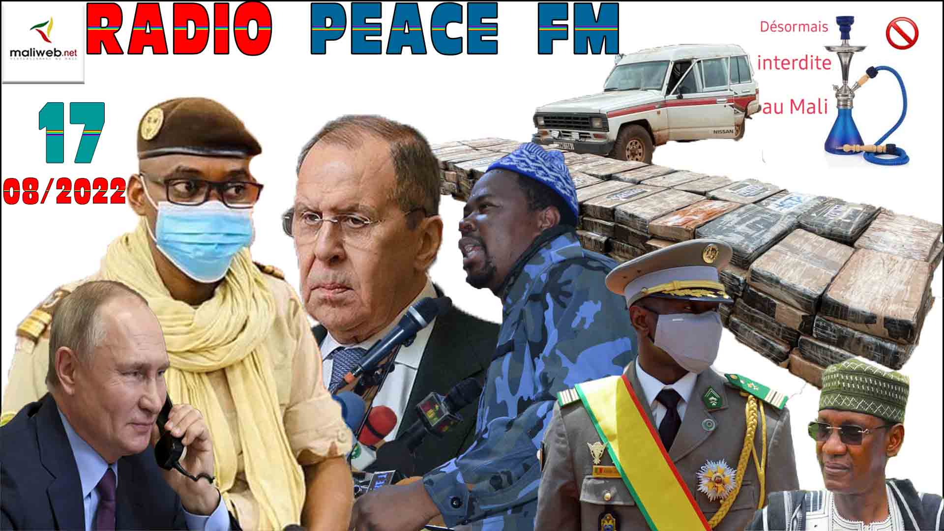 La Revue de Presse de la RADIO PEACE FM du 17 AOÛT 2022