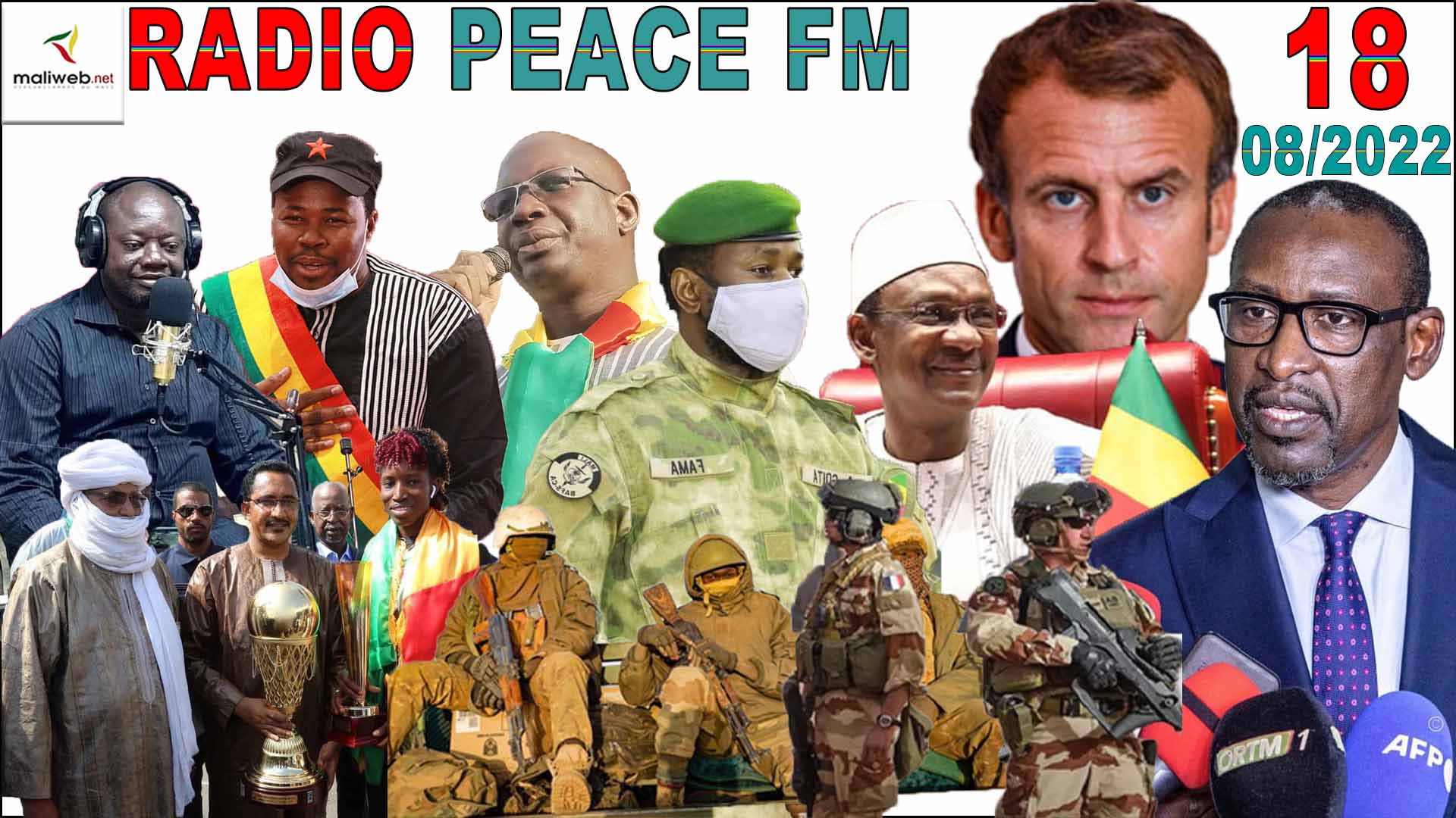 La Revue de Presse de la RADIO PEACE FM du 18 AOÛT 2022