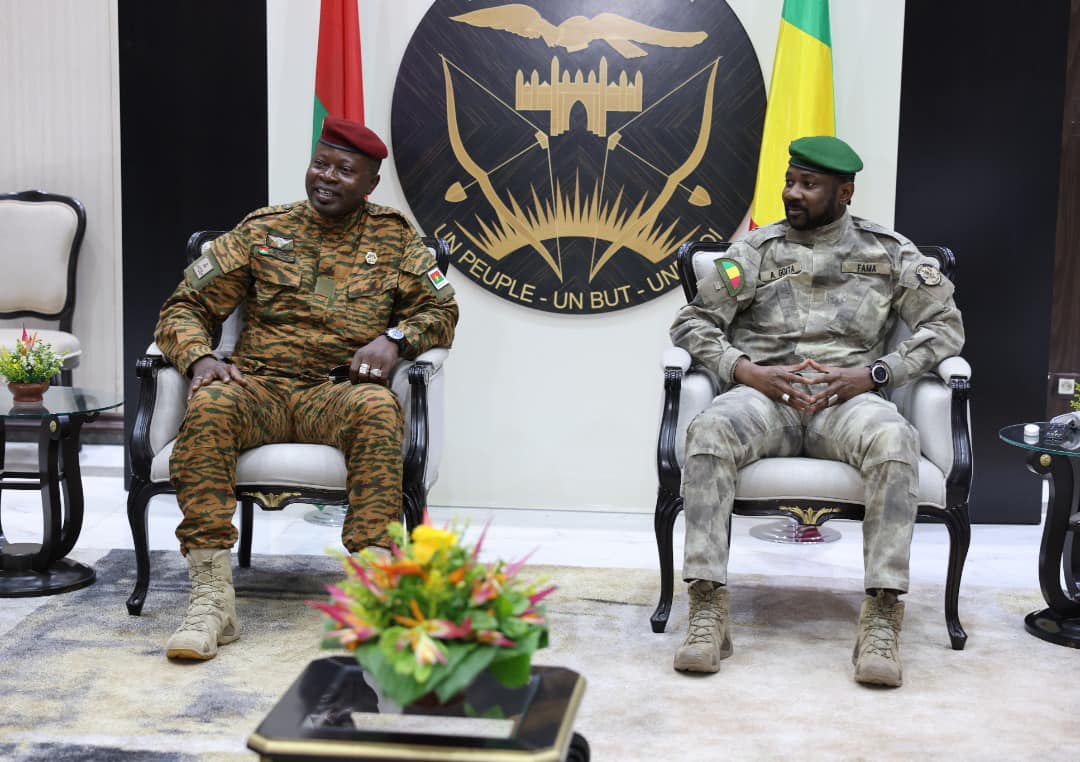Diplomatie : le Président de la Transition a accueilli son homologue burkinabè
