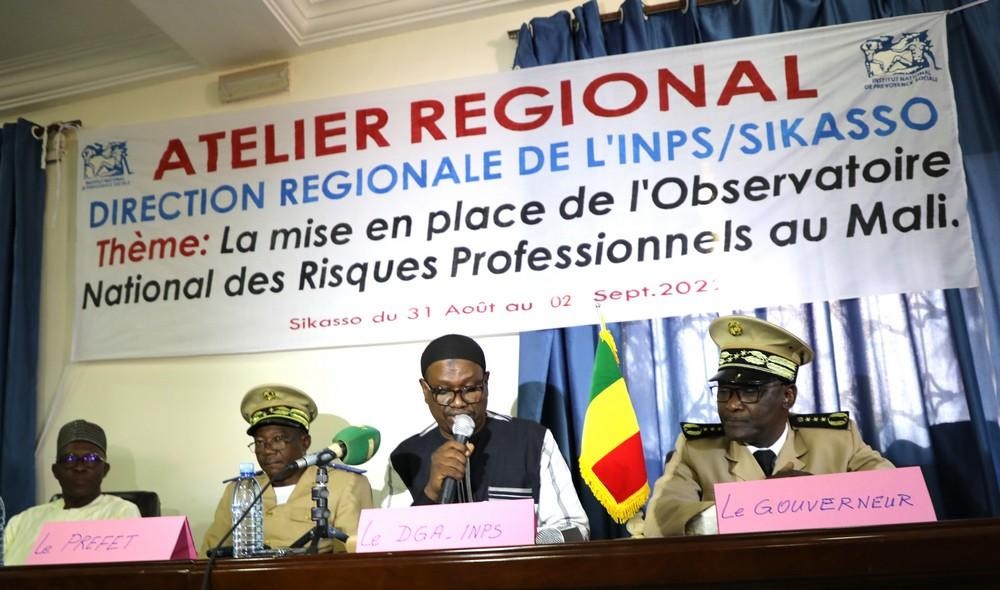 Sikasso :  L’INPS sur la voie d’un observatoire national des risques professionnels