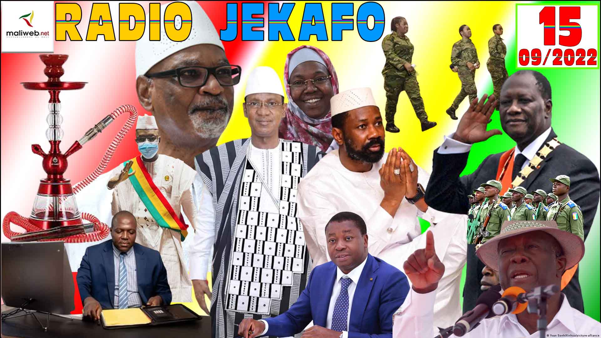 La Revue de Presse de la RADIO JEKAFO du 15 SEPTEMBRE 2022