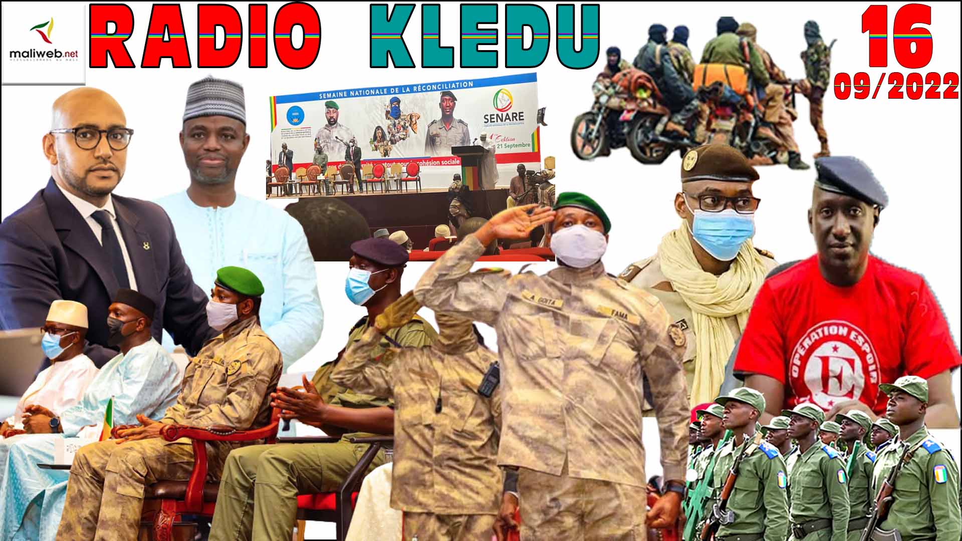 La Revue de Presse de la RADIO KLEDU du 16 SEPTEMBRE 2022