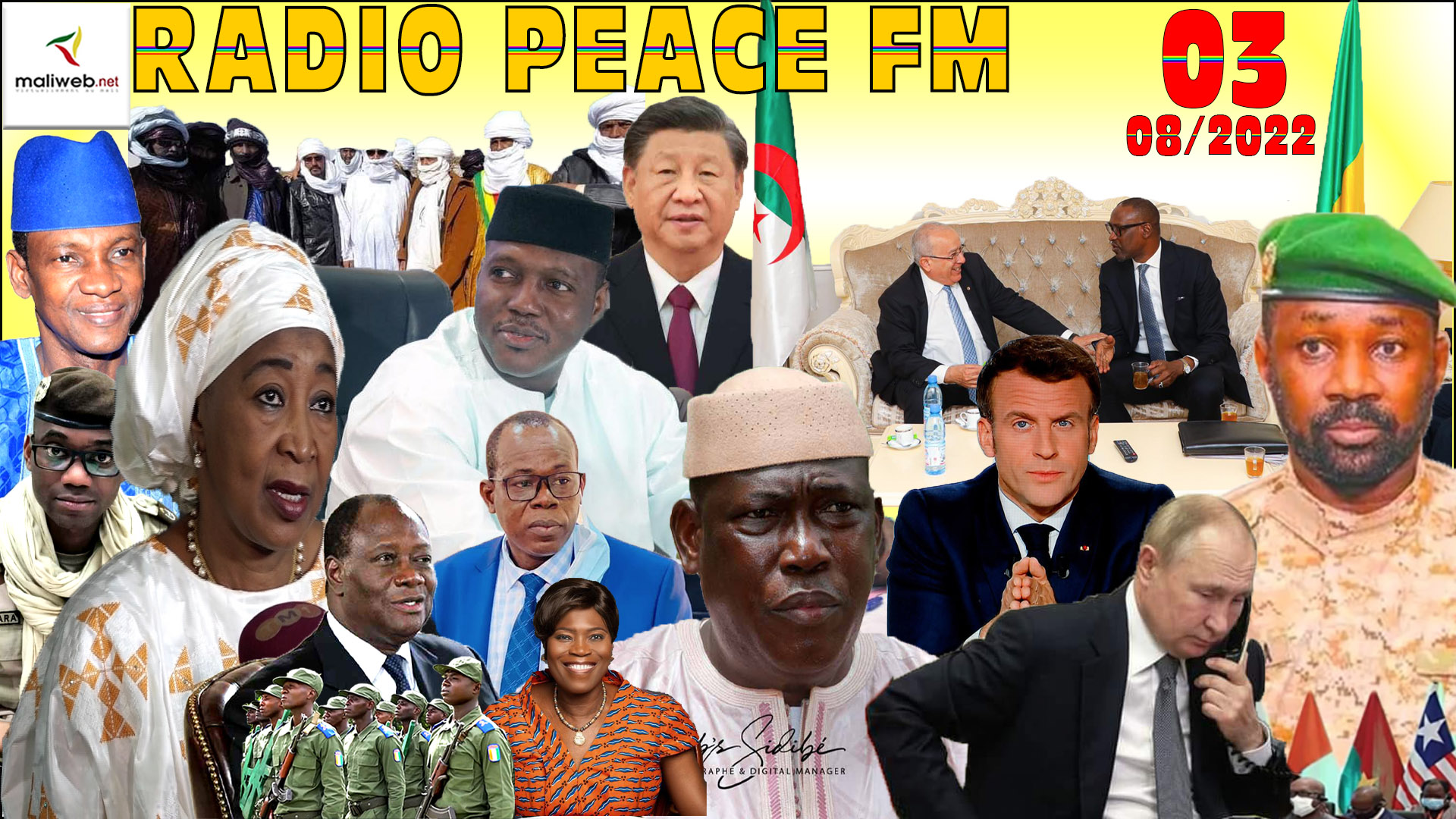 La Revue de Presse de la RADIO PEACE FM du 03 SEPTEMBRE 2022