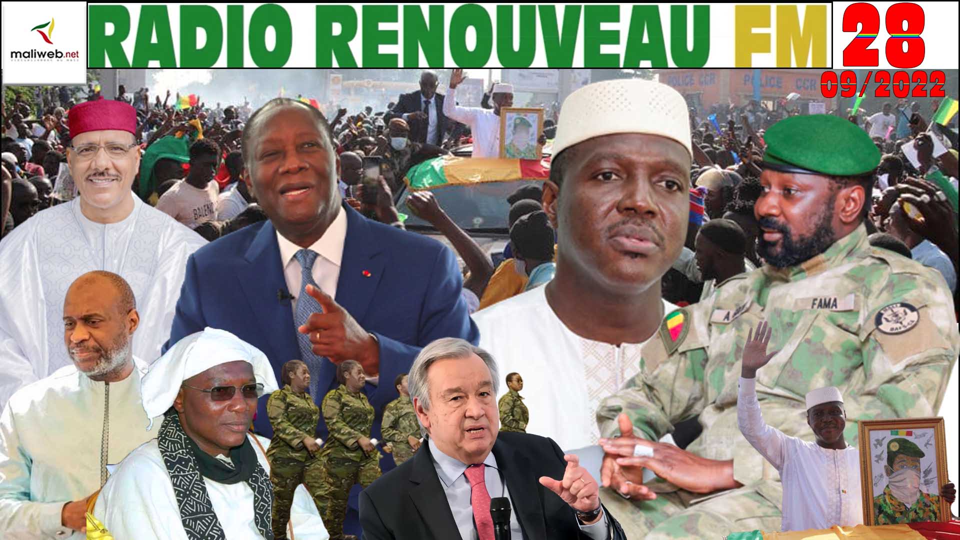 La revue de presse de la radio renouveau fm du 28 septembre 2022