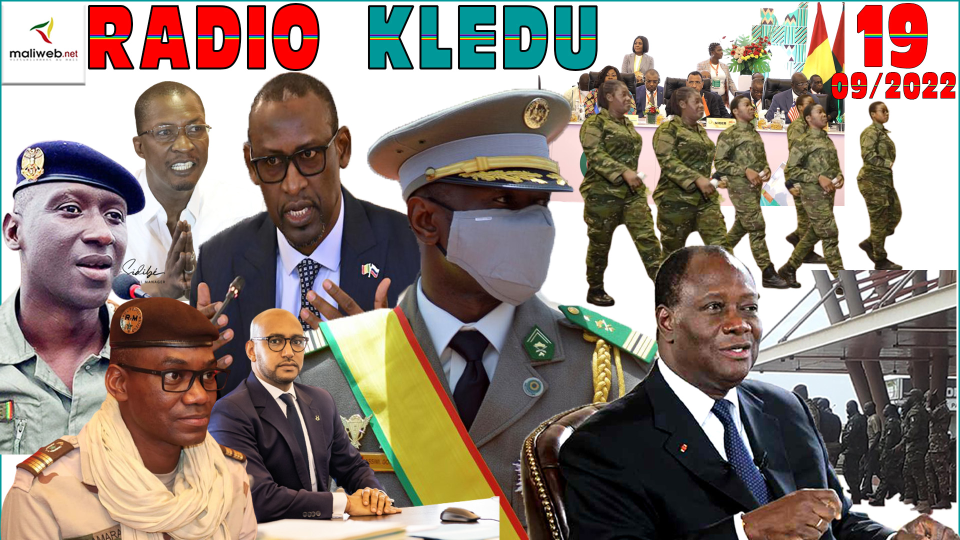 La Revue de Presse de la RADIO KLEDU du 19 SEPTEMBRE 2022