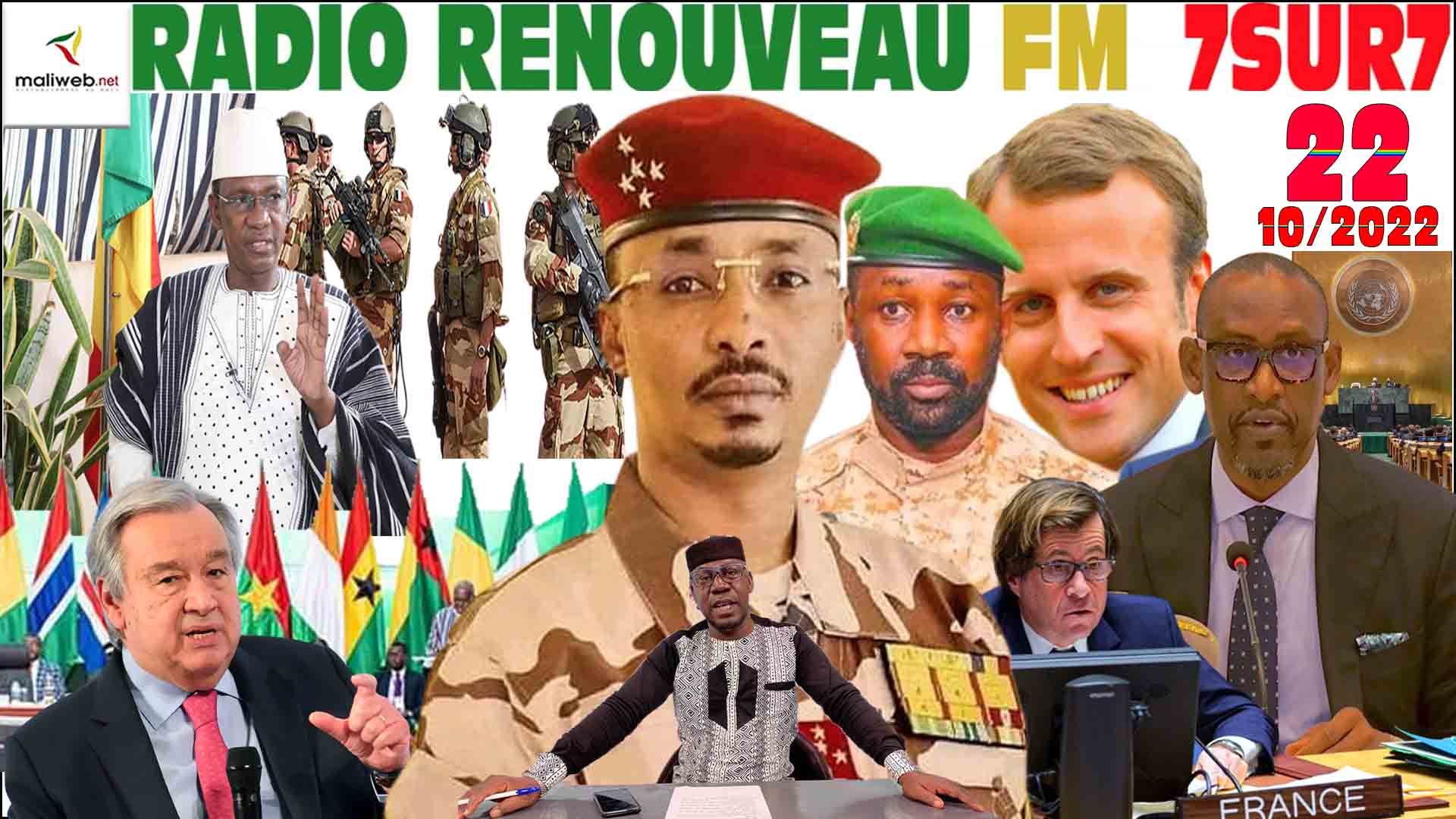 Emission 7SUR7 de la RADIO RENOUVEAU FM du 22 octobre 2022