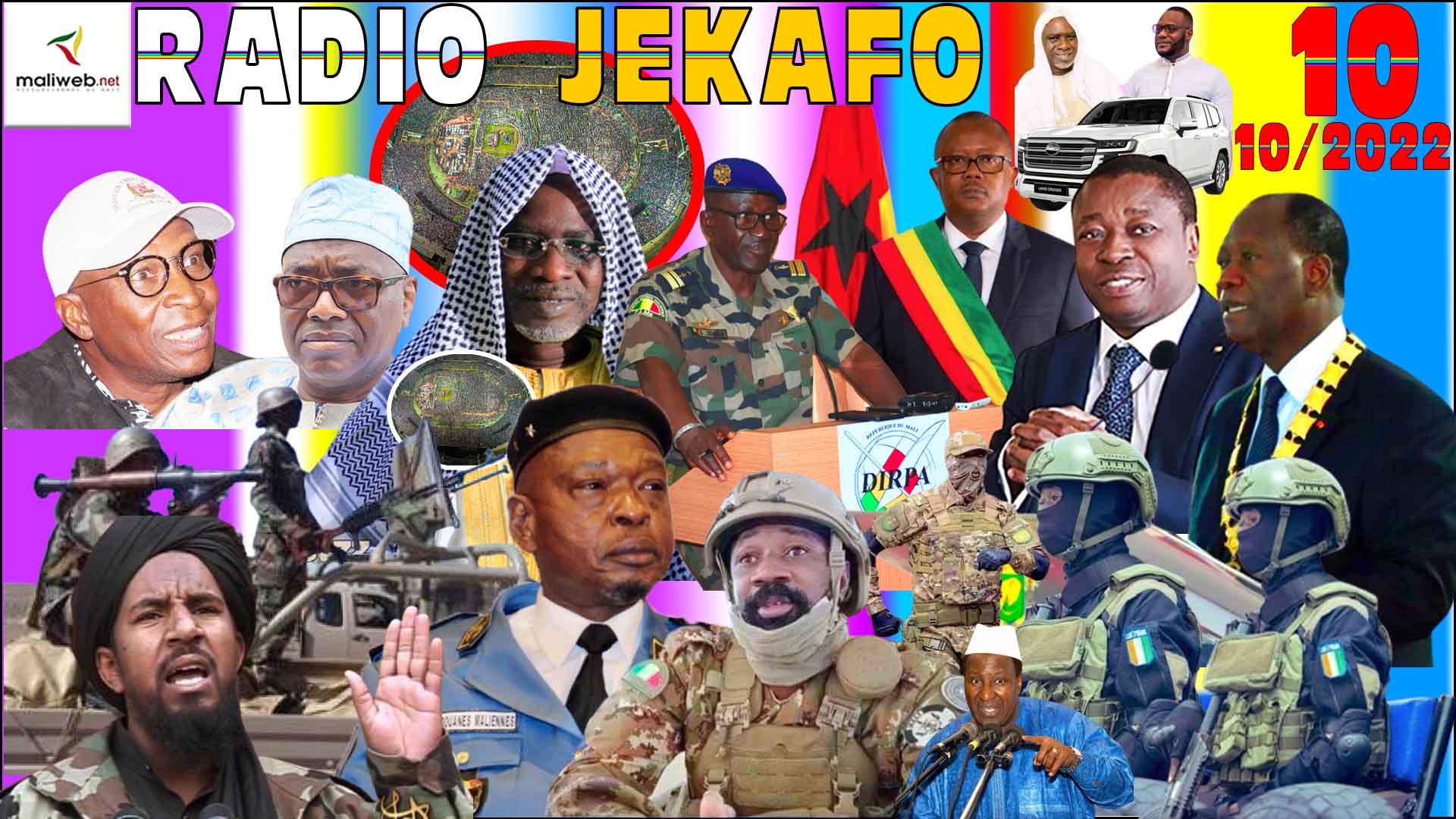 La Revue de Presse de la Radio JEKAFO du 10 octobre 2022
