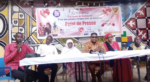Mois d’Octobre : Jama Jigi Sono plaide la cause  des artistes vivant avec un handicap