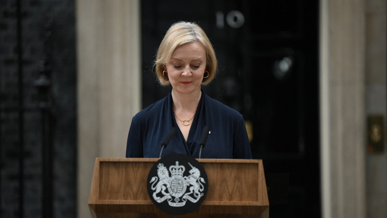 Le Premier ministre britannique Liz Truss annonce sa démission, après six semaines au pouvoir