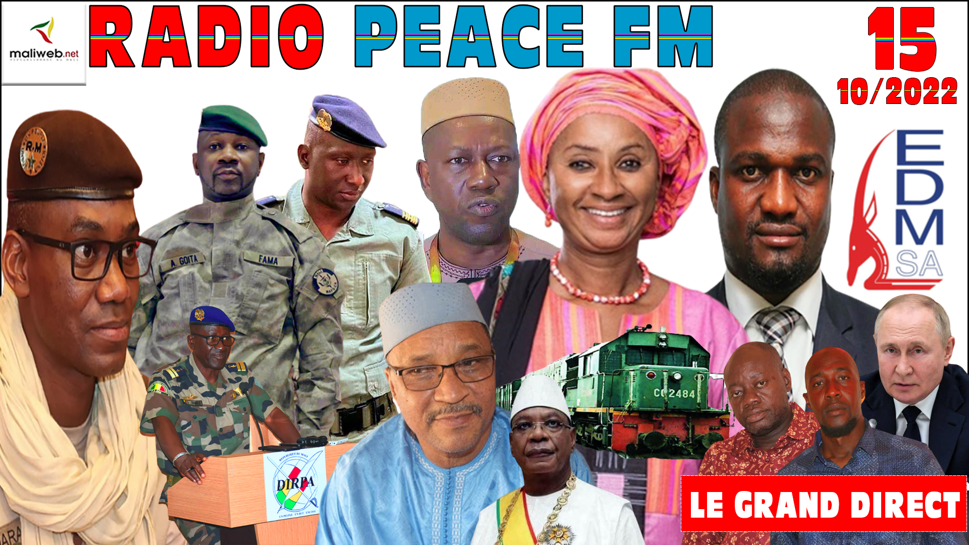 La Revue de Presse de la Radio PEACE du 15 octobre 2022