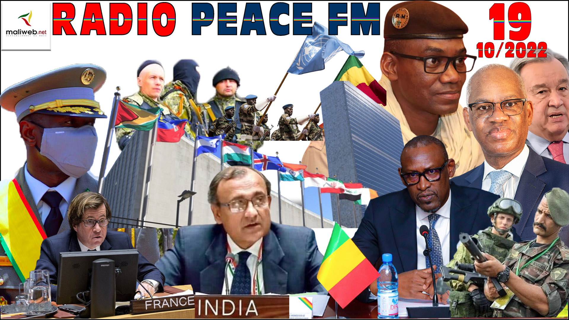La Revue de Presse de la Radio PEACE FM du 19 octobre 2022