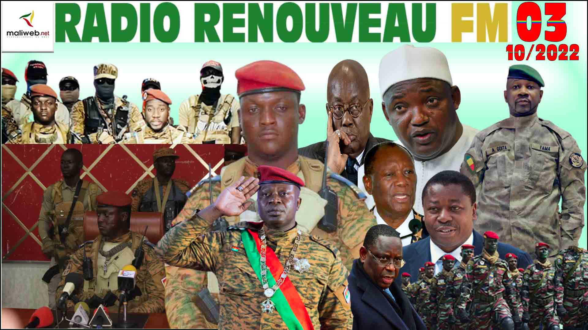 La Revue de Presse de la Radio RENOUVEAU FM du 03 octobre 2022