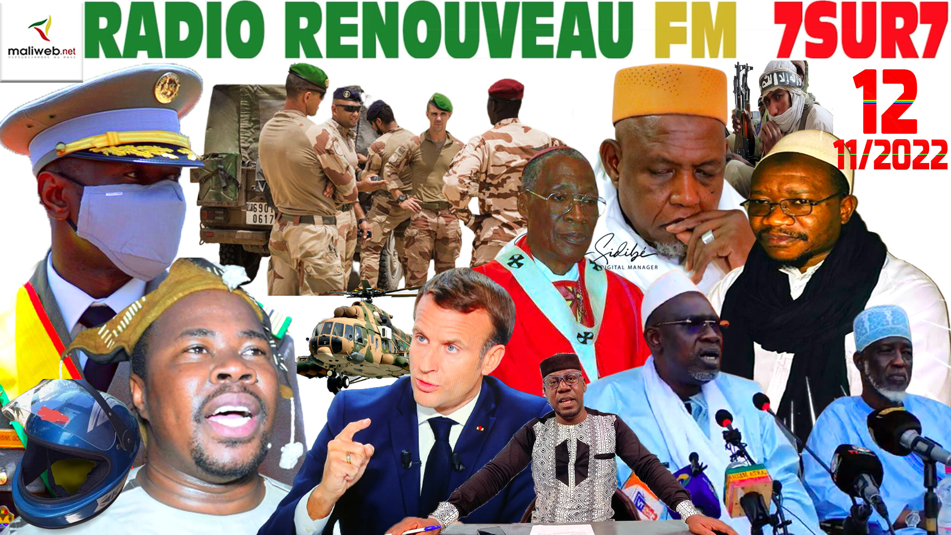 Emission 7SUR7 de la RADIO RENOUVEAU FM du 12 novembre 2022
