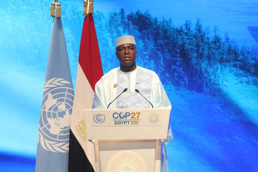 COP-27 à A SHARM EL SHEIKH: Abdoulaye Maïga fait part de la transition écologique au Mali