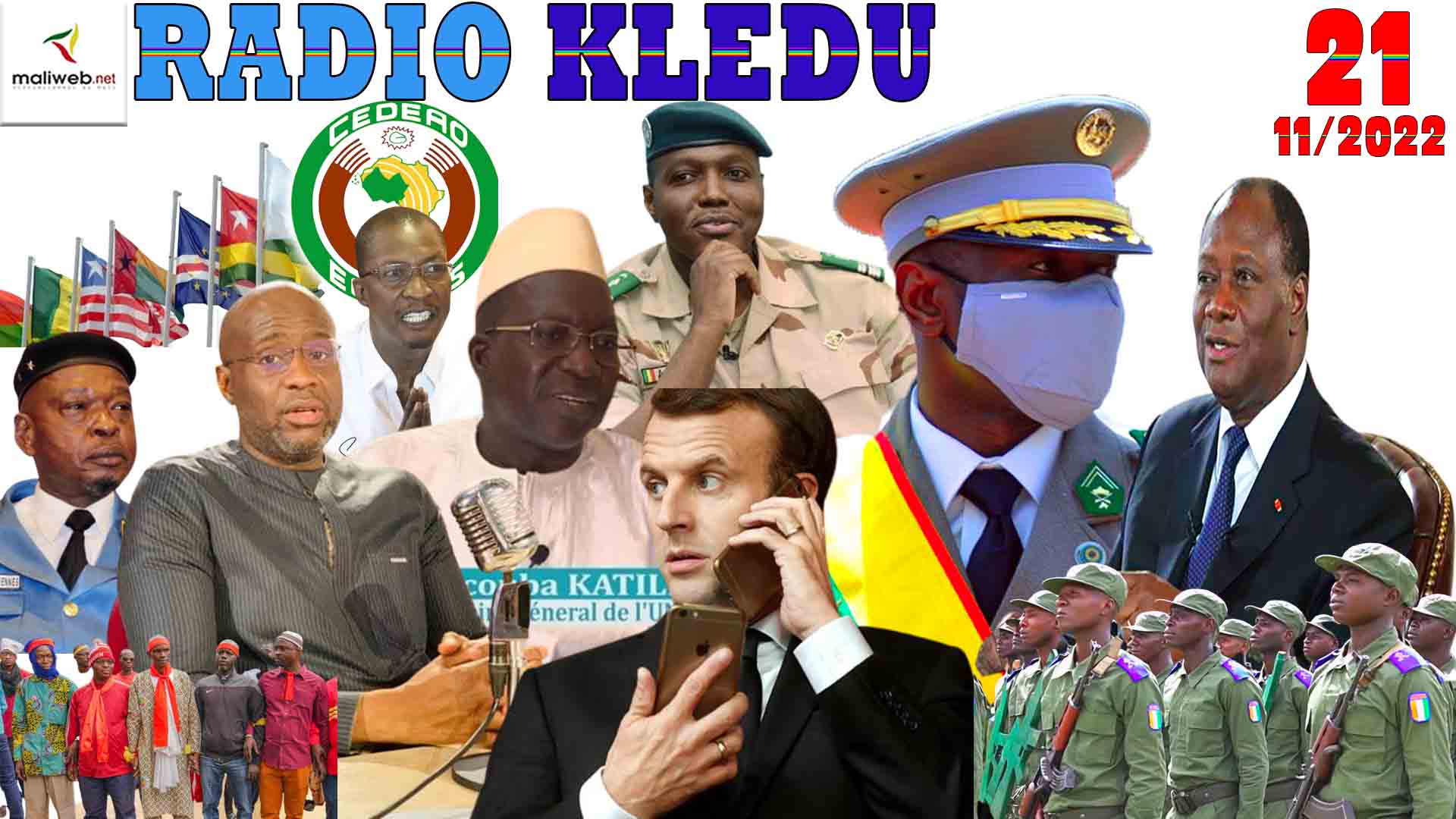 La Revue de Presse de la RADIO KLEDU du 21 NOVEMBRE 2022