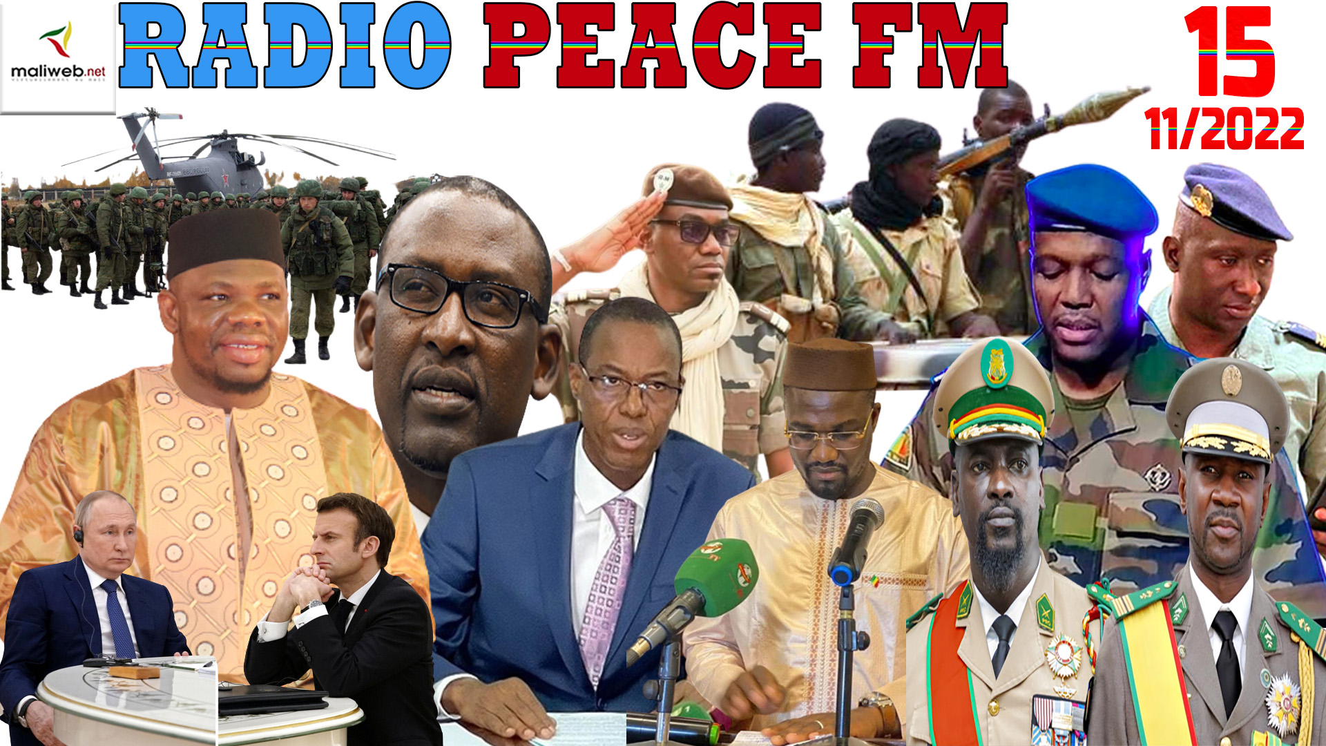 La Revue de Presse de la RADIO PEACE FM du 15 NOVEMBRE 2022