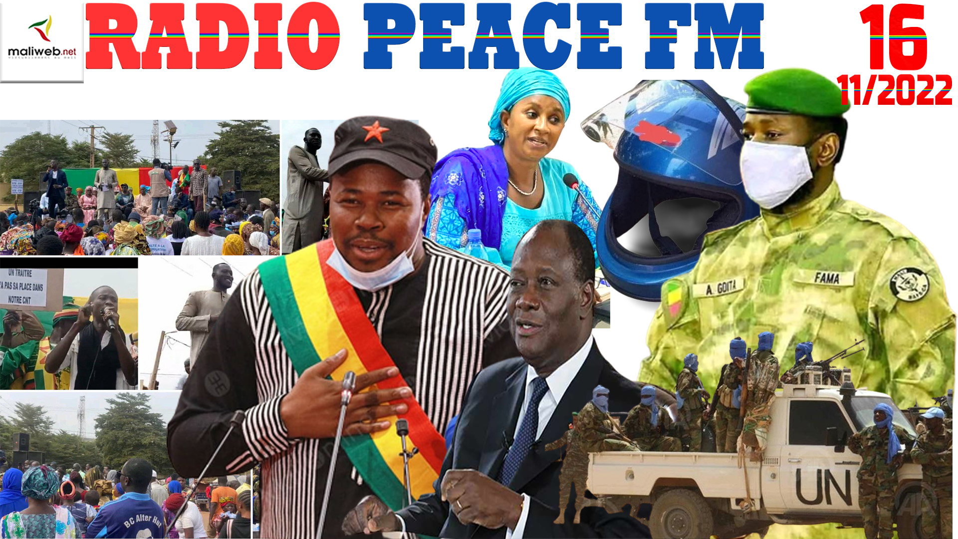 La Revue de Presse de la RADIO PEACE FM du 16 NOVEMBRE 2022