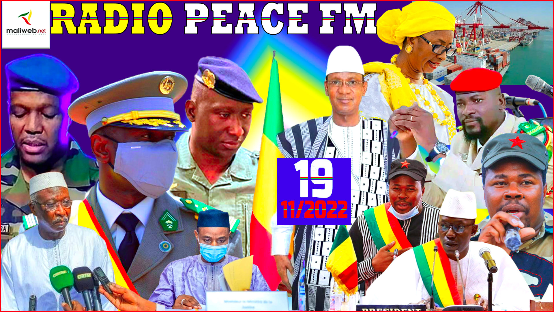 La Revue de Presse de la RADIO PEACE FM du 19 NOVEMBRE 2022