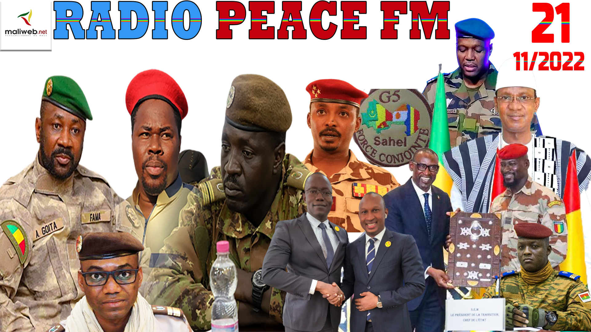 La Revue de Presse de la RADIO PEACE FM du 21 NOVEMBRE 2022