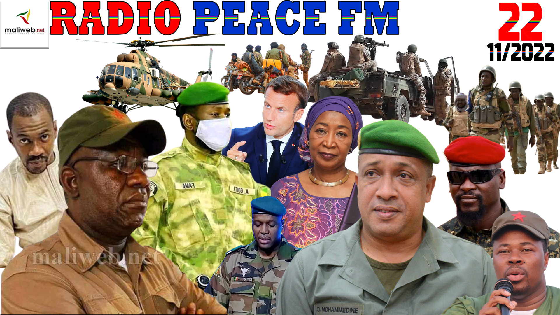 La Revue de Presse de la RADIO PEACE FM du 22 NOVEMBRE 2022