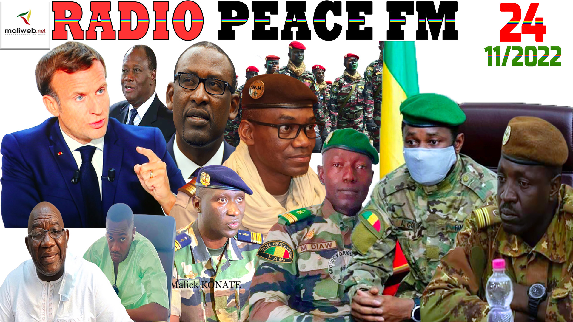 La Revue de Presse de la RADIO PEACE FM du 24 NOVEMBRE 2022
