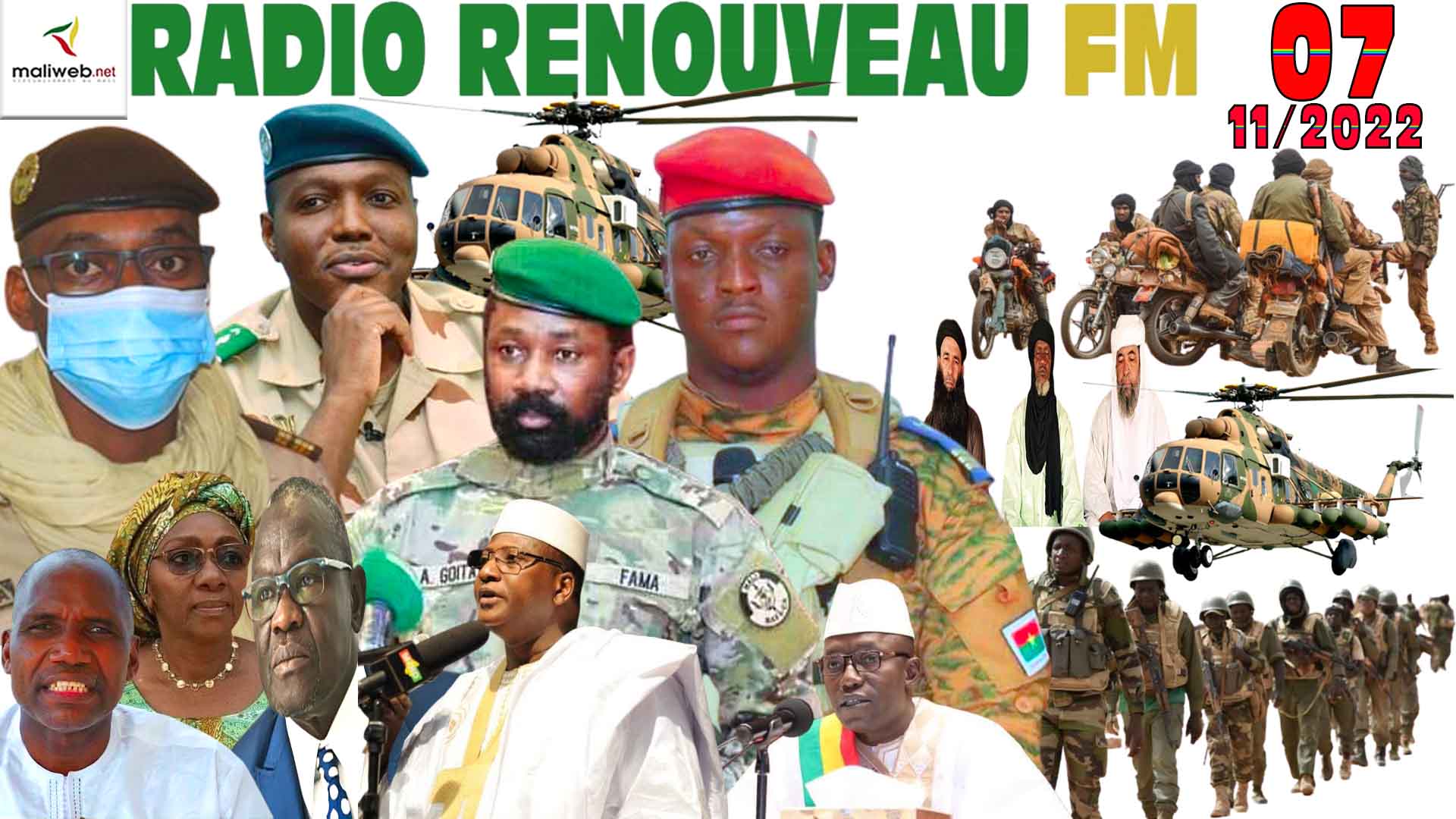 La Revue de Presse de la RADIO RENOUVEAU FM du 07 NOVEMBRE 2022