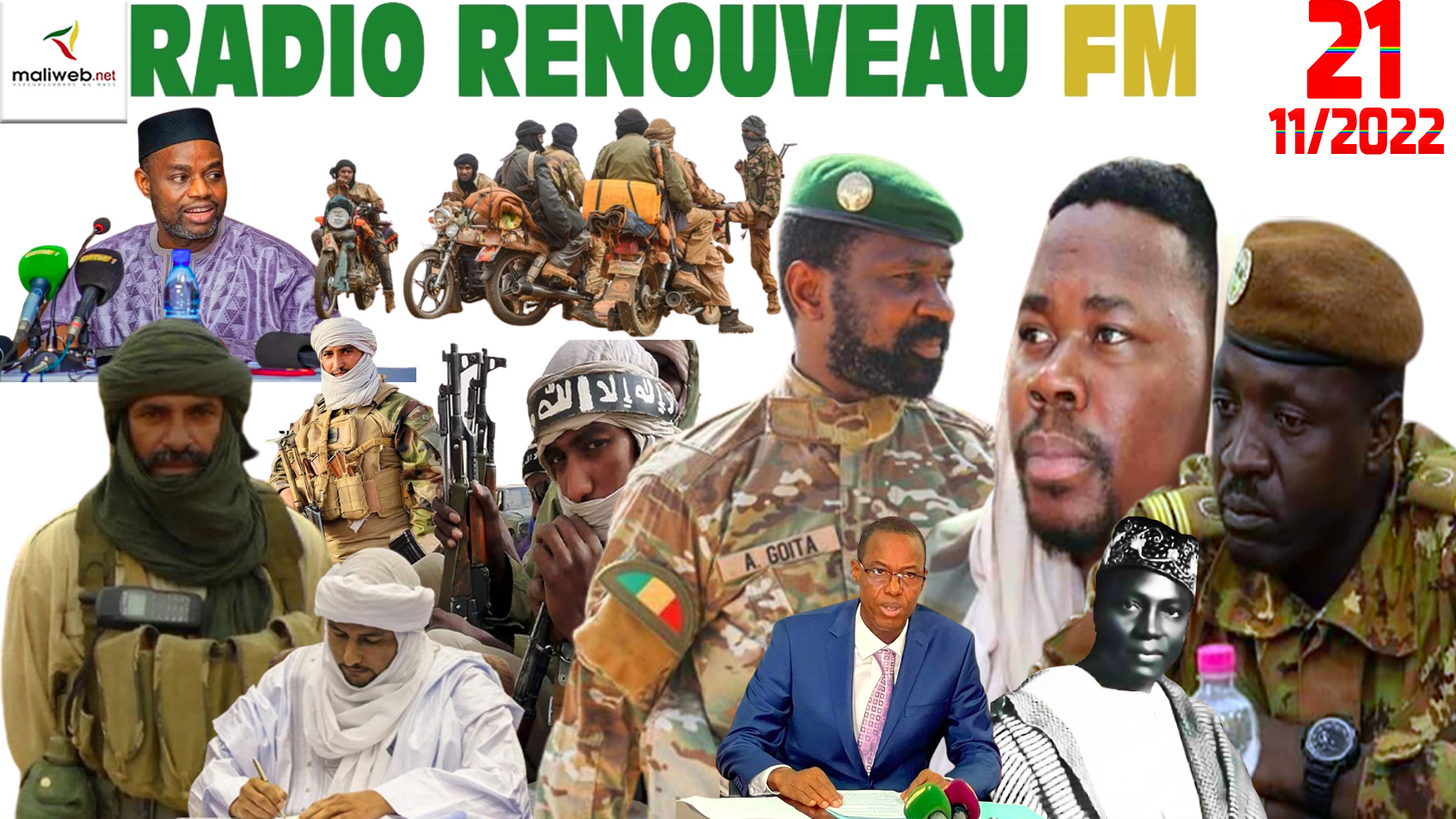 La Revue de Presse de la RADIO RENOUVEAU FM du 21 NOVEMBRE 2022