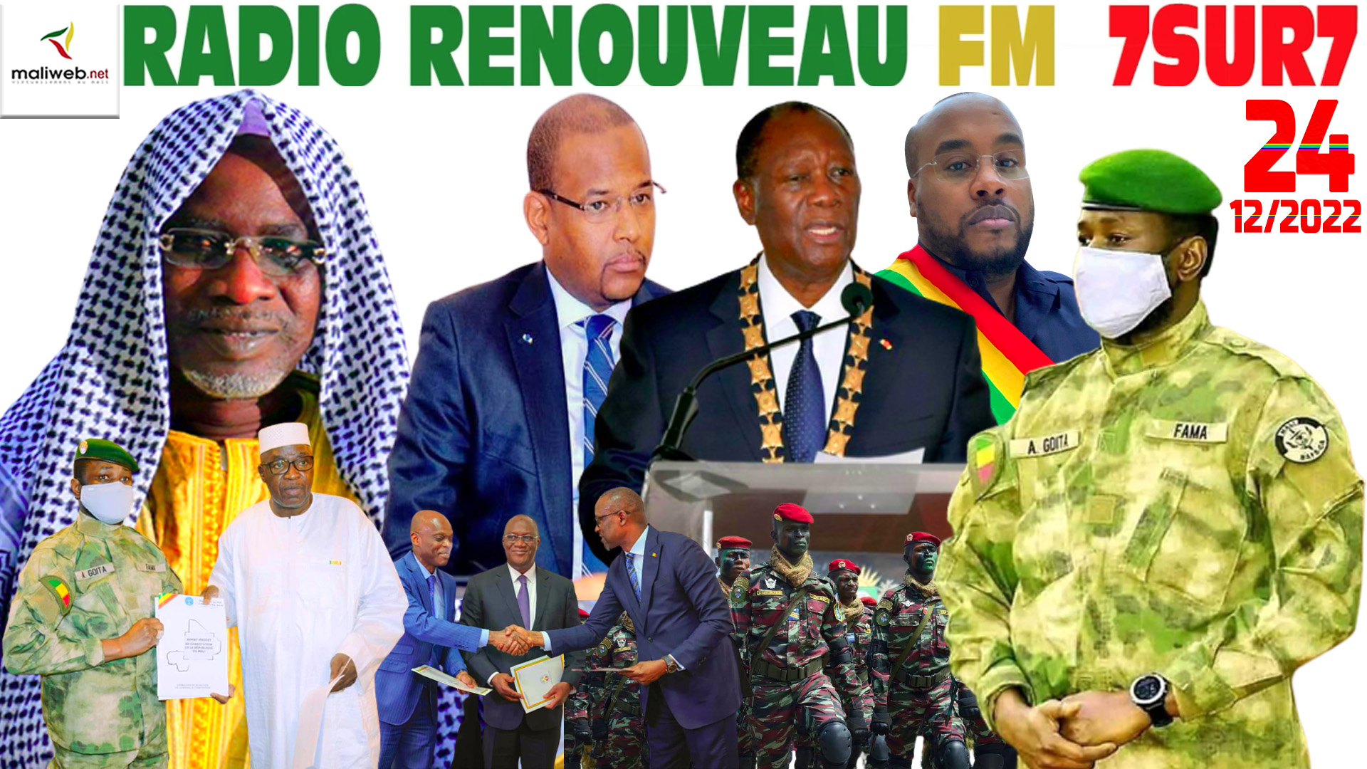 Émission 7SUR7 de la RADIO RENOUVEAU FM du 24 décembre 2022