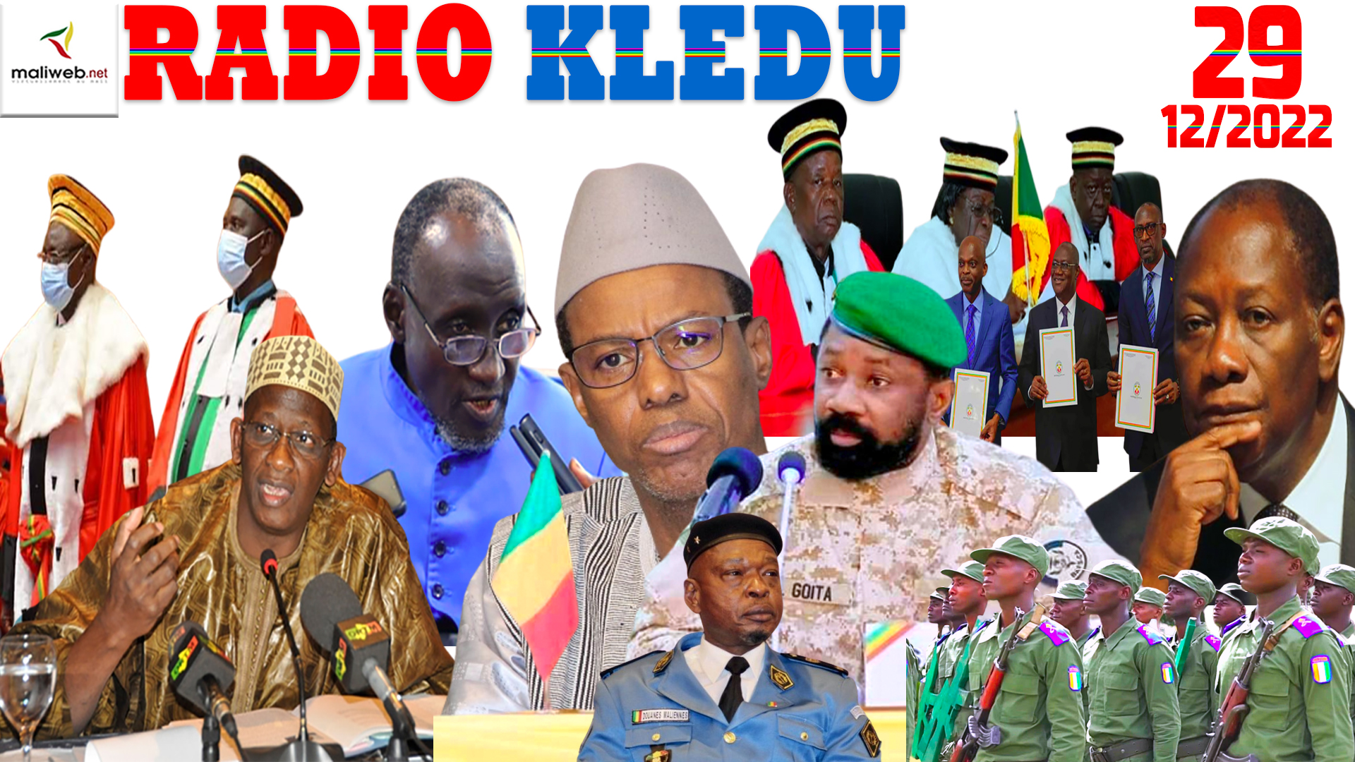 La Revue de Presse de la RADIO KLEDU du 29 DÉCEMBRE 2022