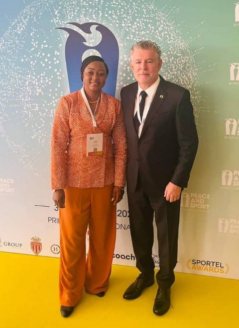 Forum international peace and sport à Monaco : Une participation remarquable de Mme Sy Aminata Makou Traoré !