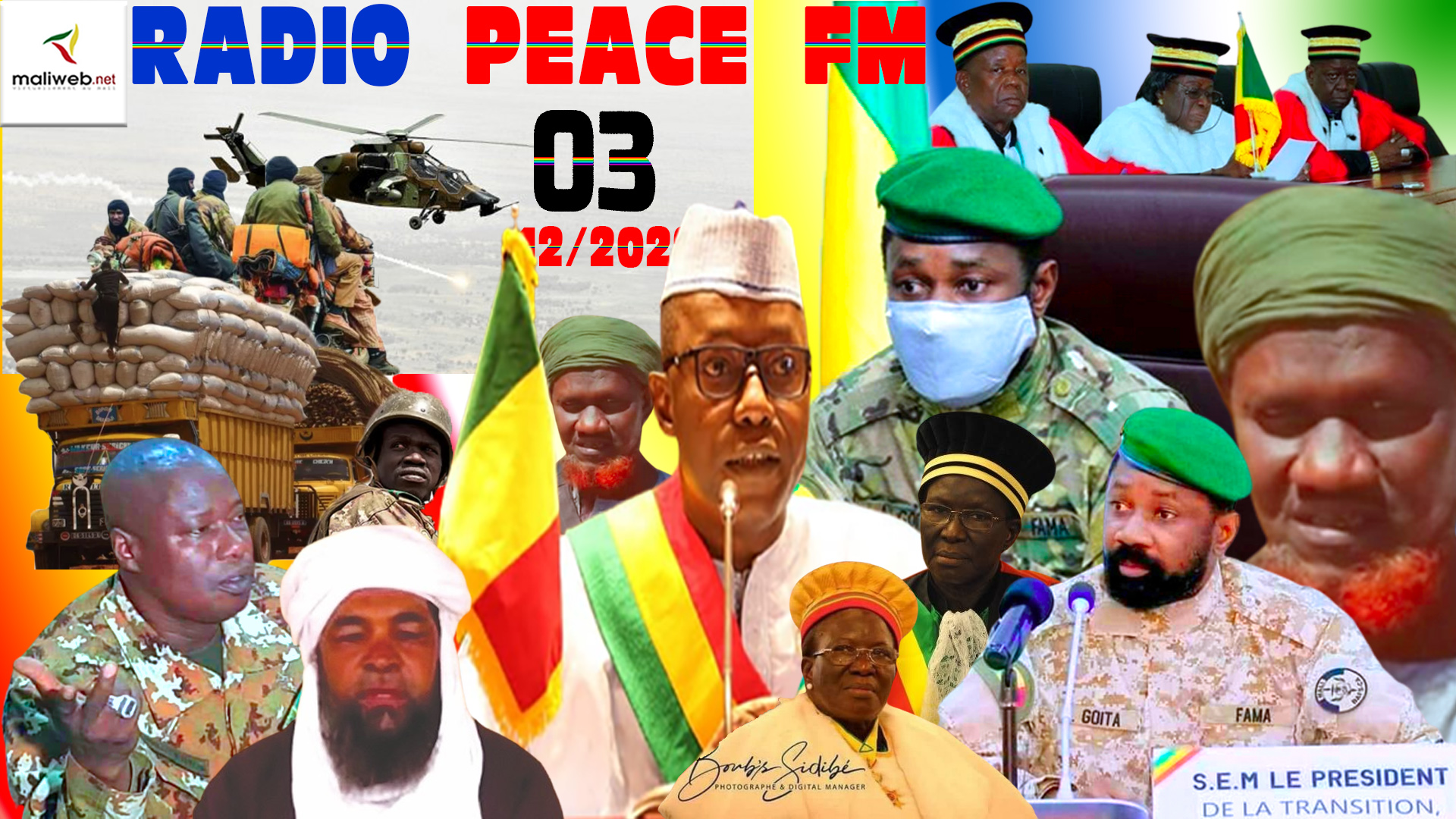 La Revue de Presse de la RADIO PEACE FM du 03 DÉCEMBRE 2022