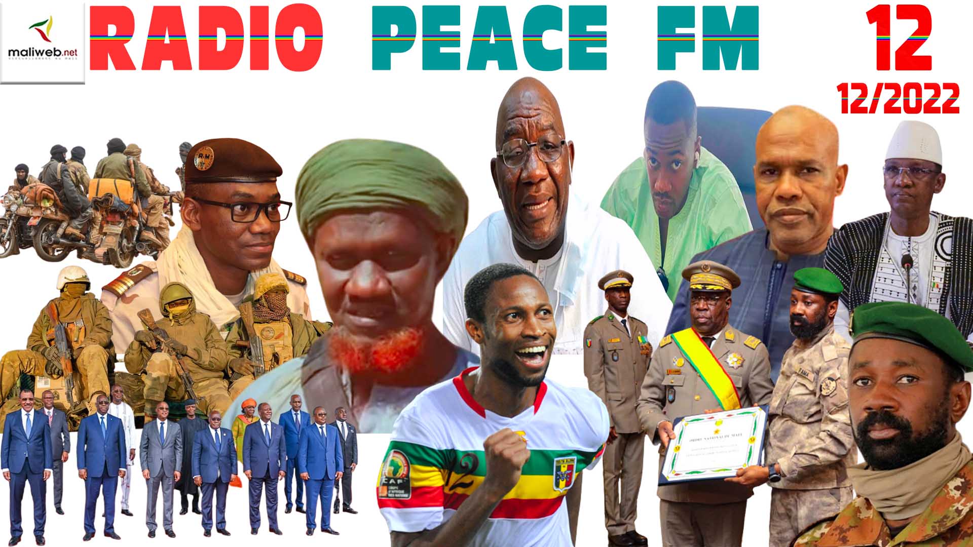 La Revue de Presse de la RADIO PEACE FM du 12 DÉCEMBRE 2022