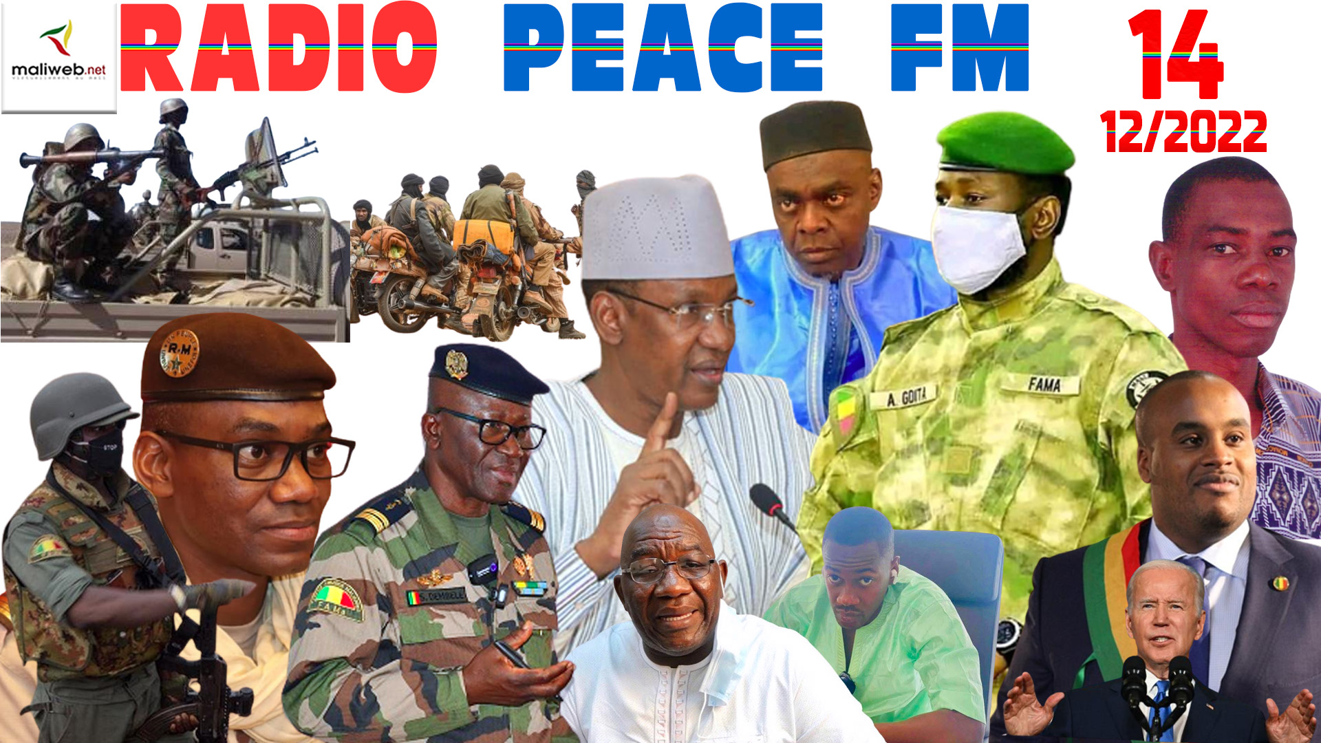 La Revue de Presse de la RADIO PEACE FM du 14 DÉCEMBRE 2022