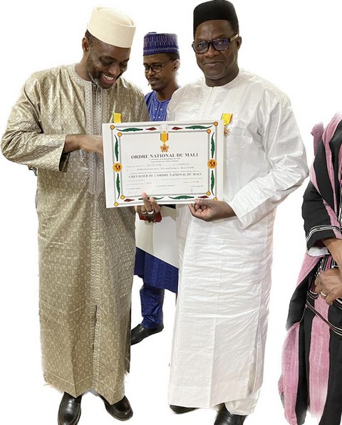 Distinction honorifique : Toubaye Koné, magistrat chevronné dans les procédures pénales et civiles, élevé au grade de chevalier de l'Ordre national