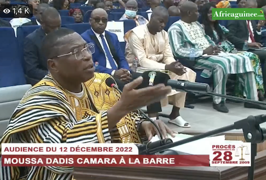 Prise du Pouvoir, Toumba, CNDD : les premières révélations de Dadis à la barre…
