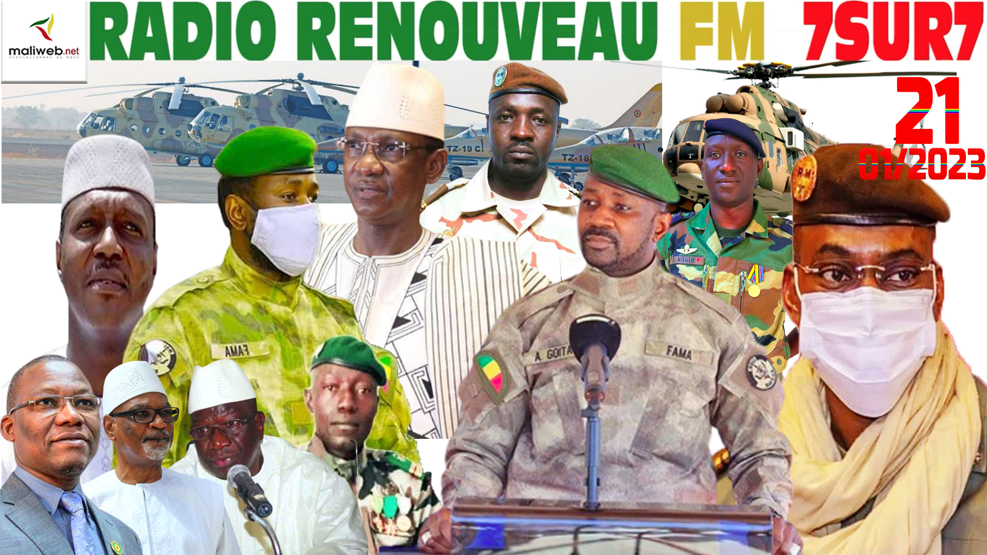 Emission 7SUR7 de la RADIO RENOUVEAU FM du 21 janvier 2023