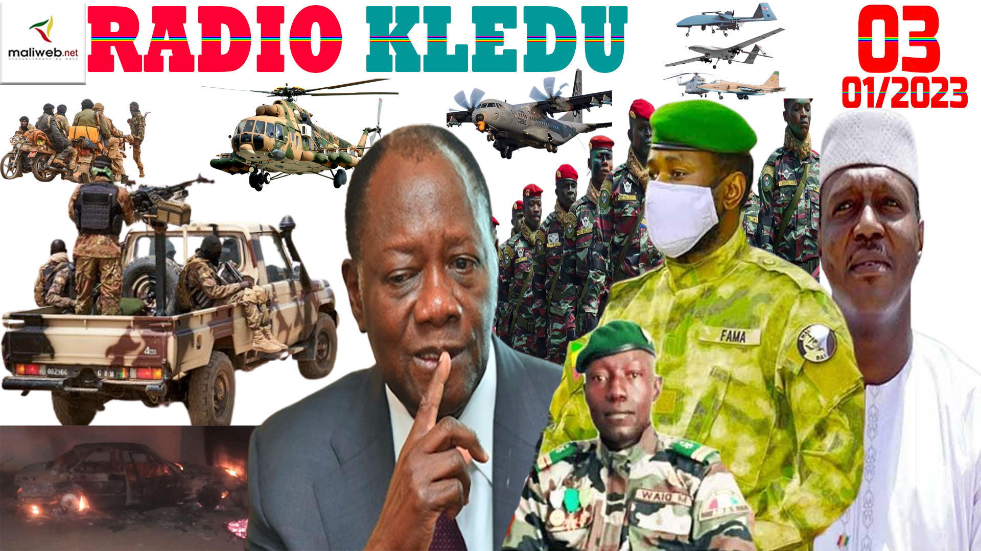 La Revue de Presse de la RADIO KLEDU du 03 JANVIER 2022