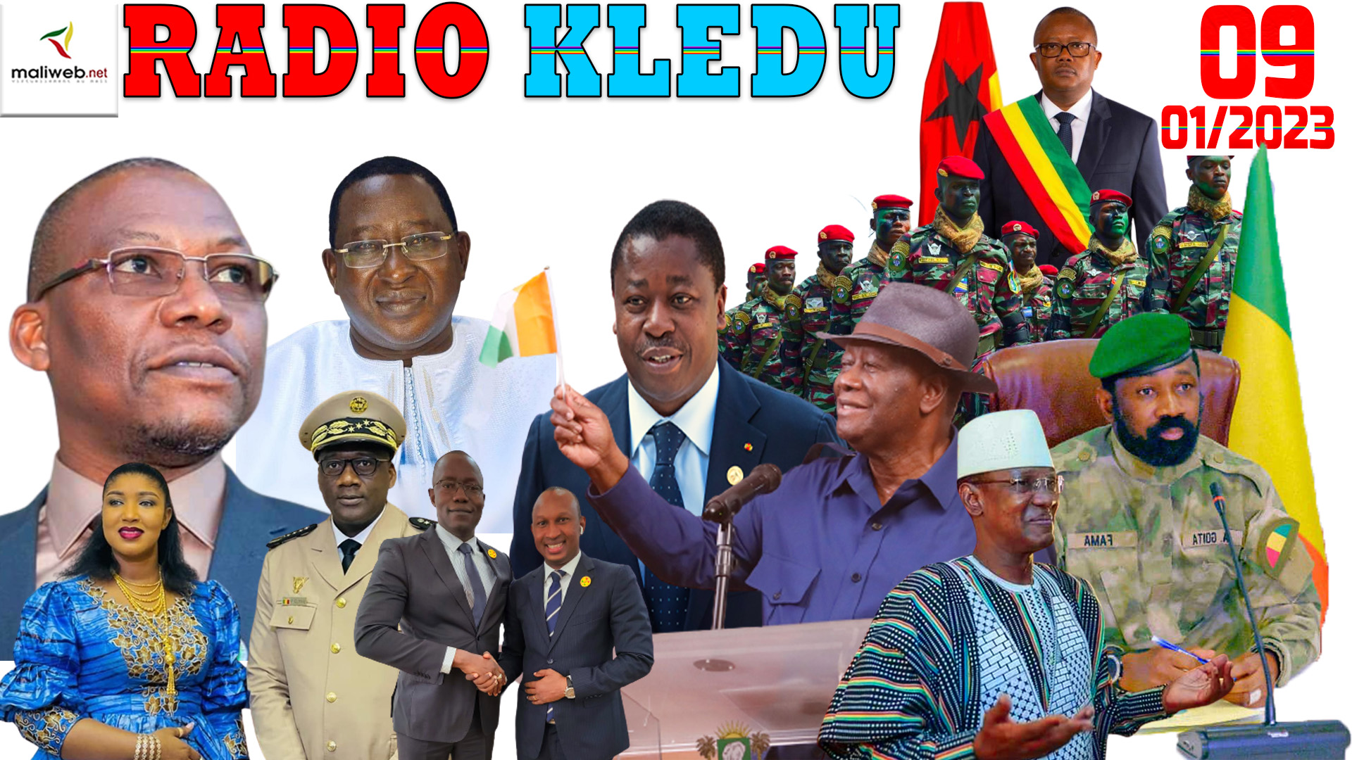 La Revue de Presse de la RADIO KLEDU du 09 JANVIER 2023