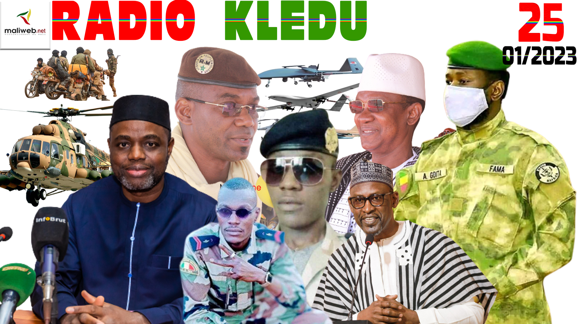La Revue de Presse de la RADIO KLEDU du 25 JANVIER 2023