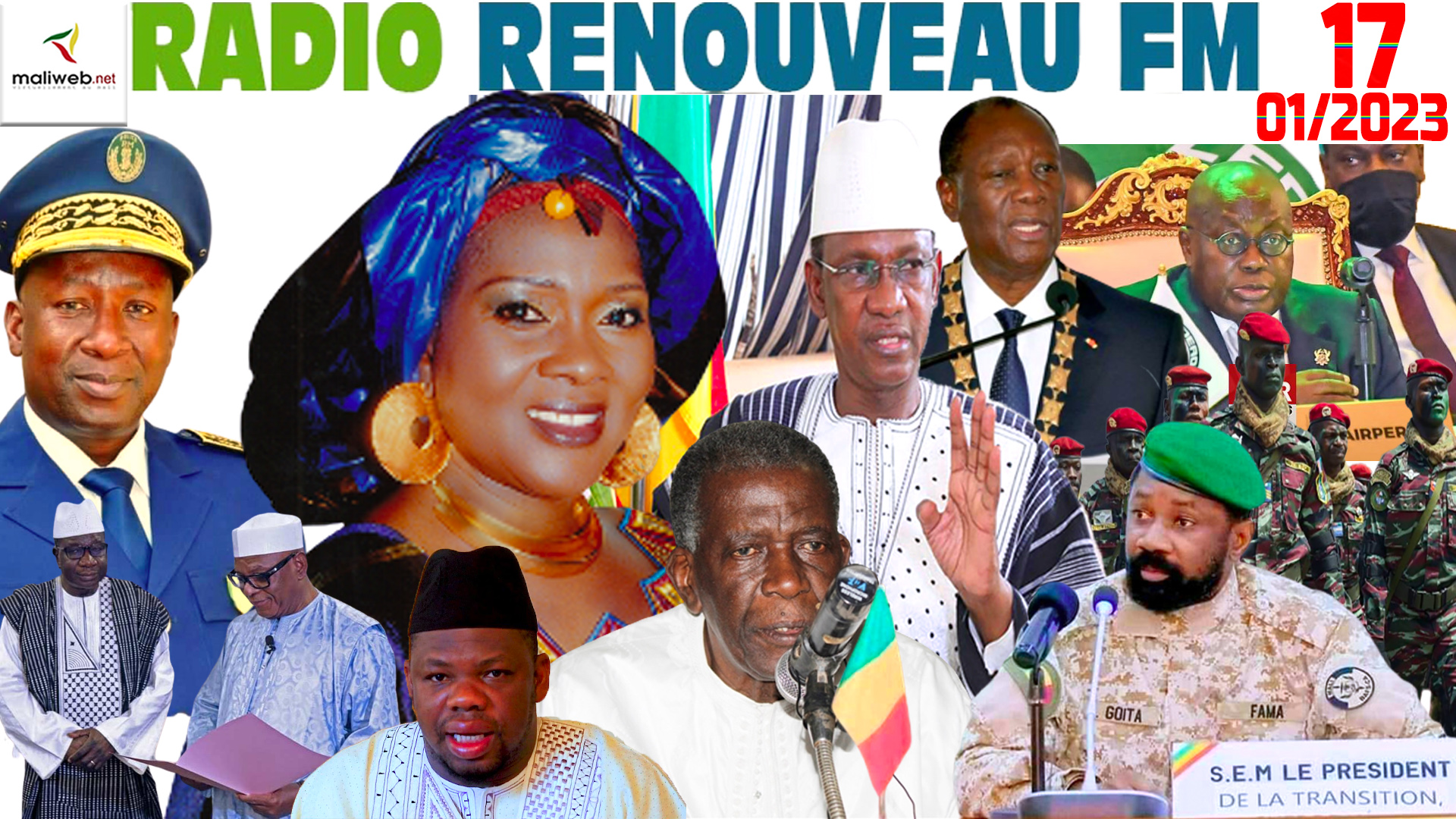 La Revue de Presse de la RADIO RENOUVEAU FM du 17 JANVIER 2023