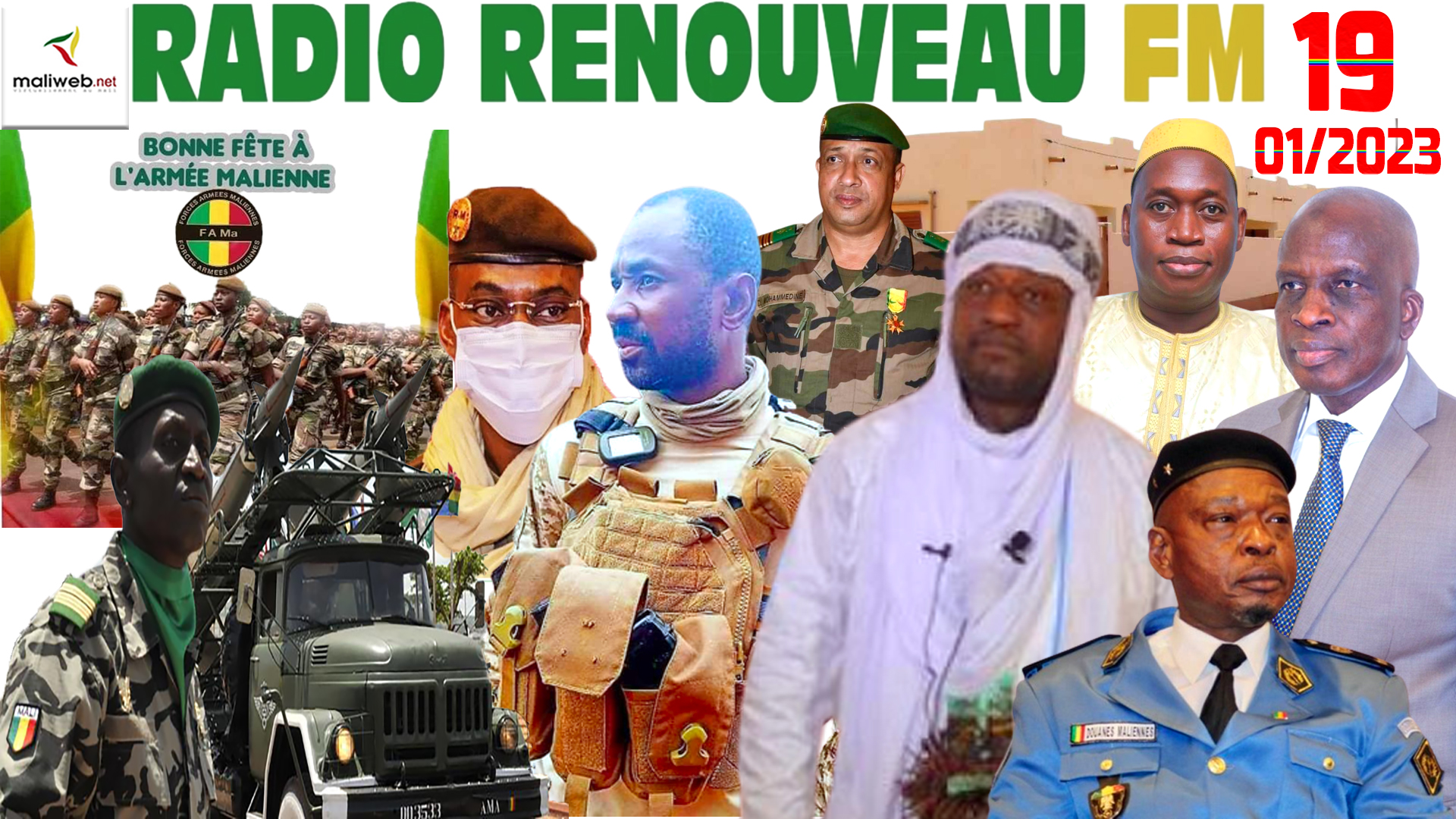La Revue de Presse de la RADIO RENOUVEAU FM du 19 JANVIER 2023