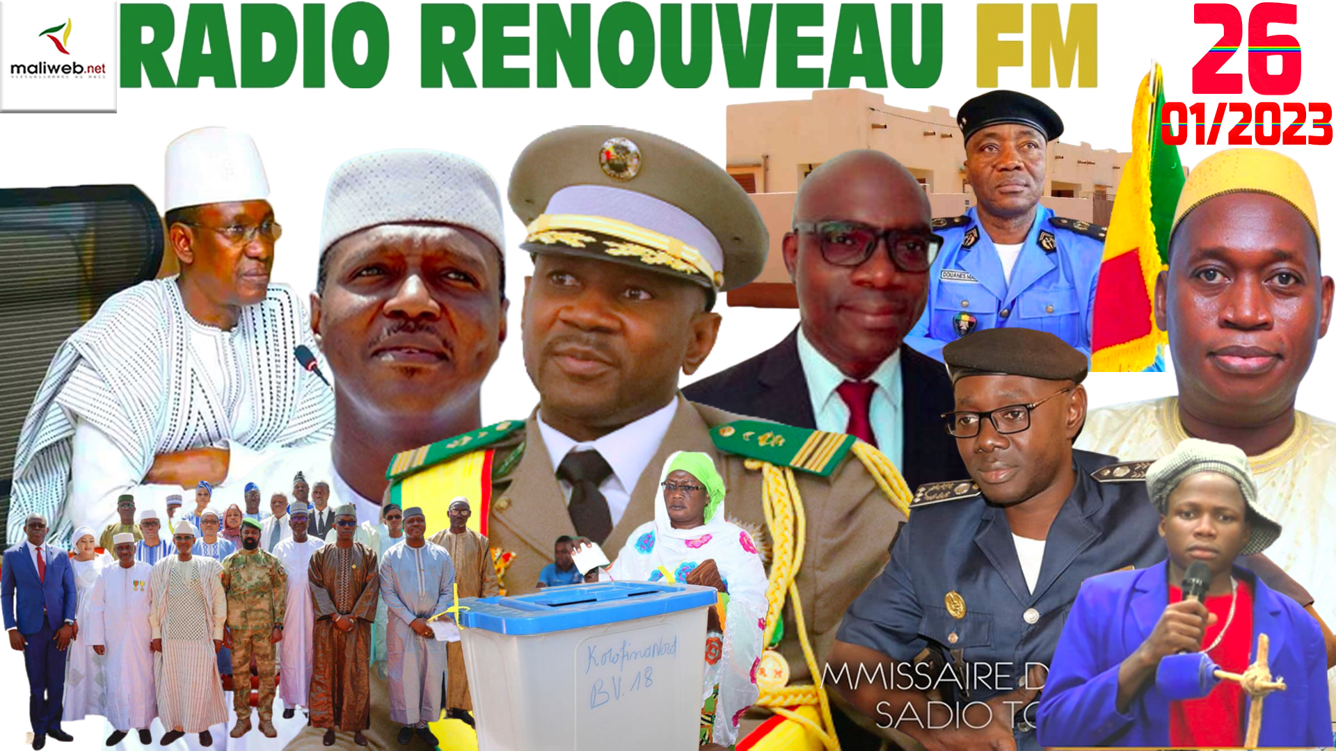 La Revue de Presse de la RADIO RENOUVEAU FM du 26 JANVIER 2023