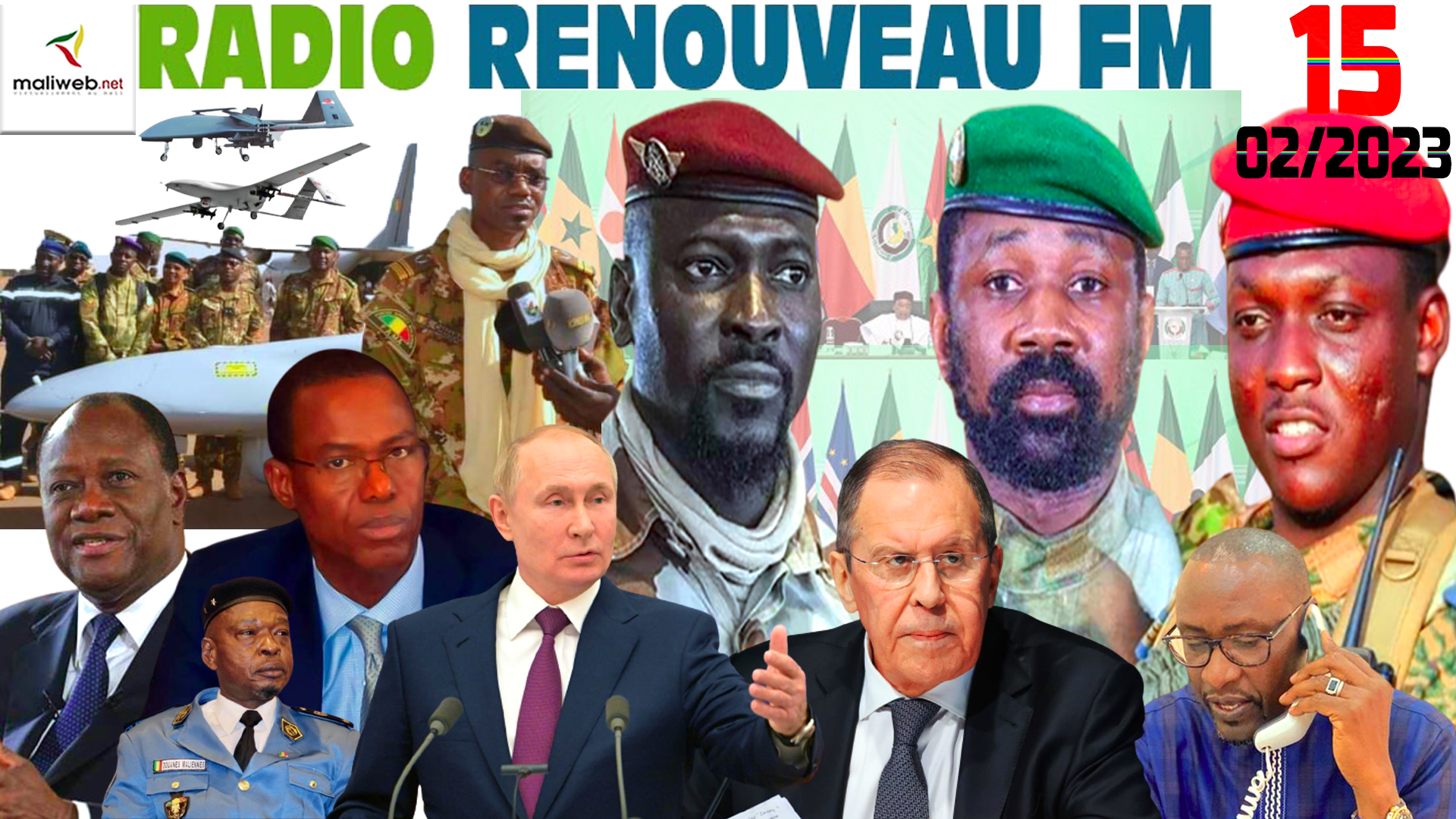 La Revue de Presse de la RADIO RENOUVEAU FM du 15 FÉVRIER 2023