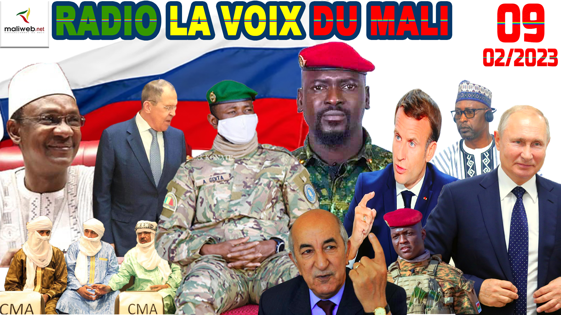 La Revue de Presse de la RADIO LA VOIX DU MALI du 09 FÉVRIER 2023